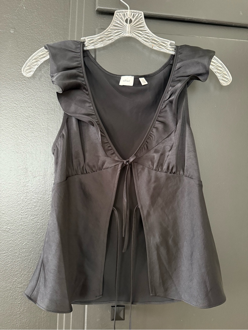 Wilfred aritzia tonka satin blouse - Picture 2 of 2